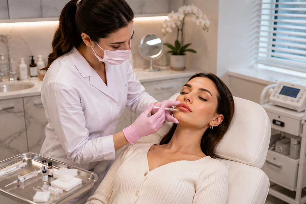 تزریق فیلر لب روسی و طبیعی 👄 + هزینه